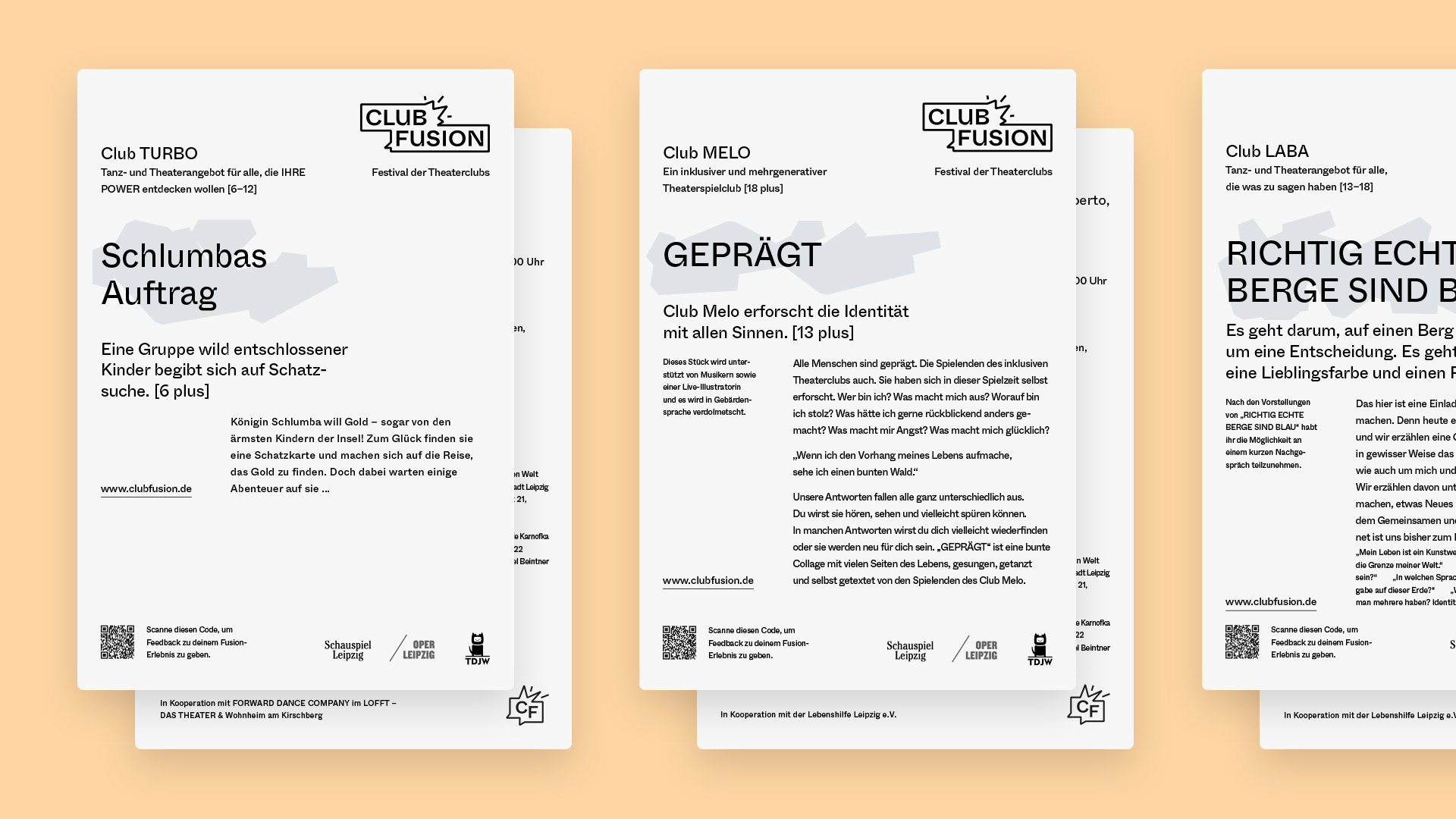 Abendzettel Club Fusion